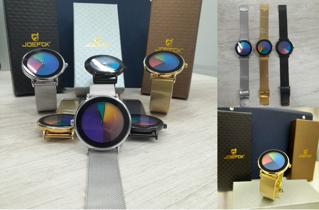 RELOJ UNISEX MARCA JOEFOX UNICO, LLAMATIVO Y DIFERENTE