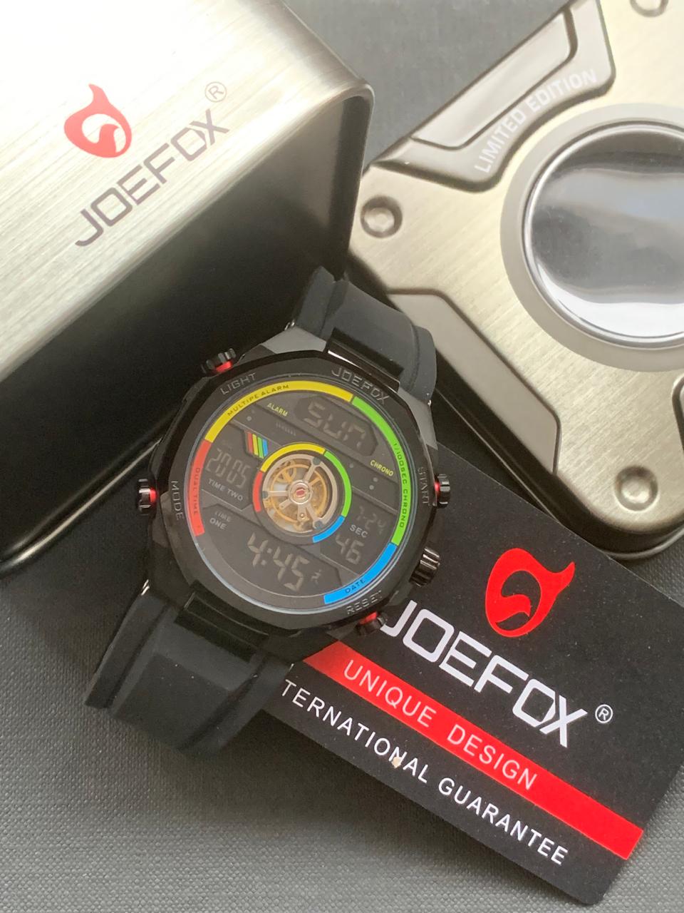 Reloj marca joefox 2306 pulso goma unico y exclusivo