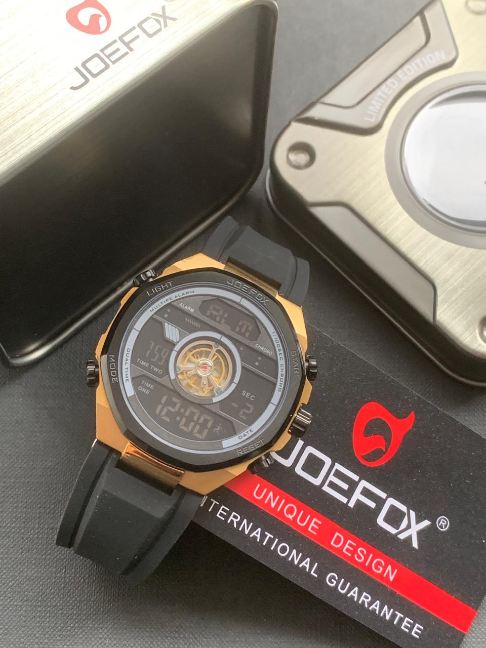 Reloj marca joefox 2306 pulso goma unico y exclusivo