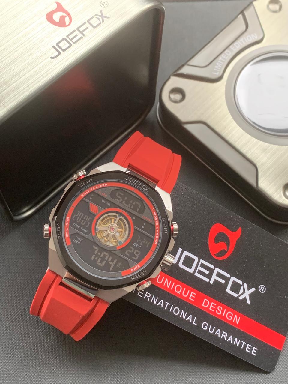 Reloj marca joefox 2306 pulso goma unico y exclusivo