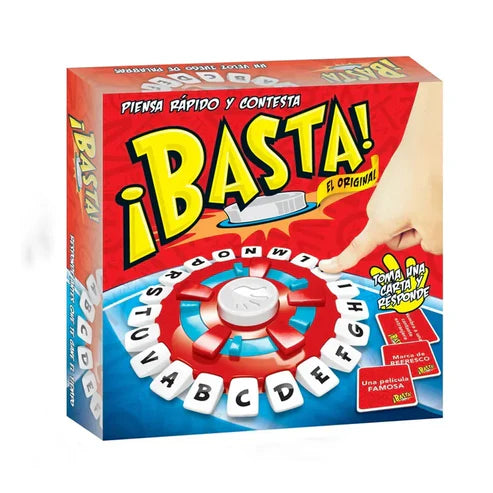 JUEGO DE MESA ¡BASTA! DIVIÉRTETE CON TU GRUPO DE AMIGOS Y FAMILIA