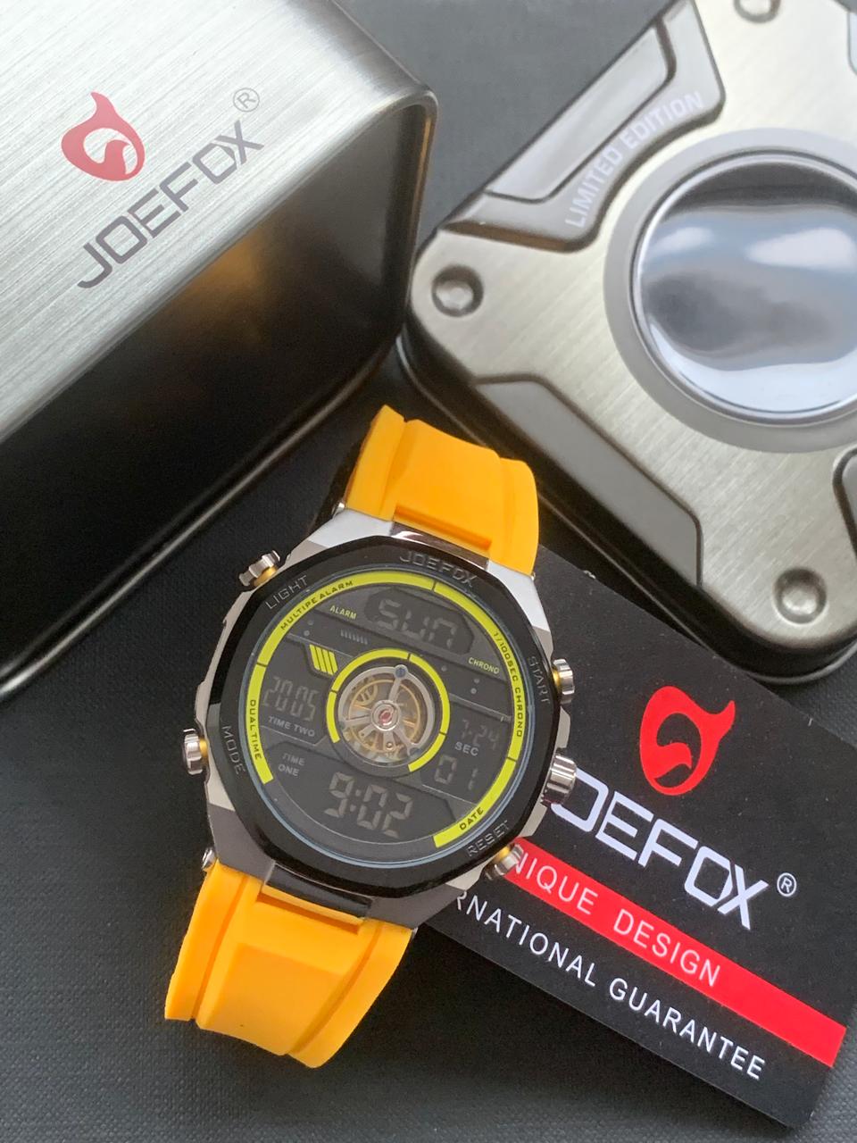Reloj marca joefox 2306 pulso goma unico y exclusivo